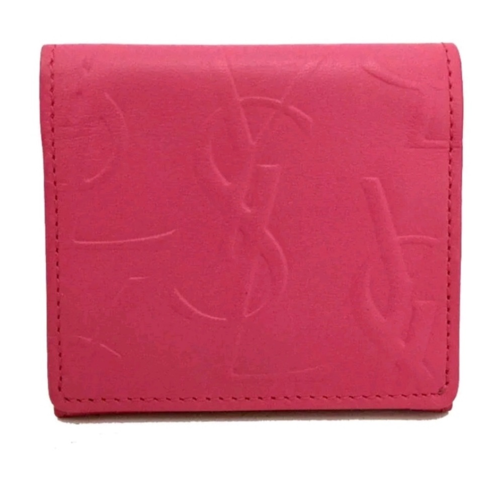 YVES SAINT LAURENT LEATHER COIN WALLET/NO985